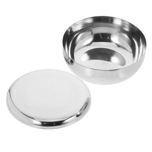 Saladier inox avec couvercle - ,
