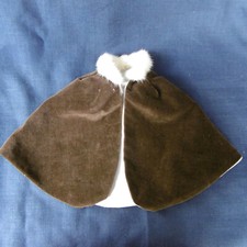Cape velours pour poupée - cape,