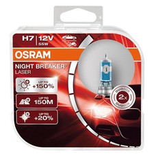 2x OSRAM NIGHT BREAKER LASER next Generation H7 Ampoule feu de route 12V 55W Feu