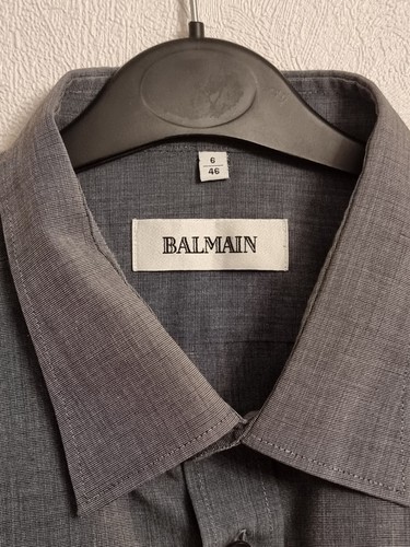 Chemise grise balmain - chemise,