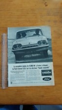 PUBLICITE ANCIENNE - PUB ADVERT - FORD CONSUL - PARIS MATCH 1965