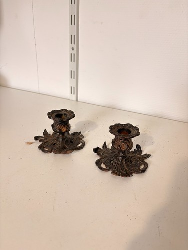 Ancien paire bougeoir - ancien,