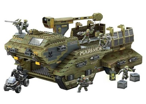 Halo mega bloks unsc elephant - unsc,