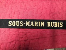 ruban légendé sous marin rubis