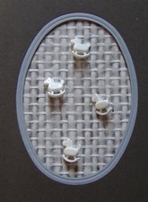 § CB1-020) 6 boutons enfant CHEVAL A BASCULE - 15 mm