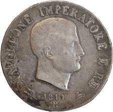 5 Lires Napoléon Impérator -