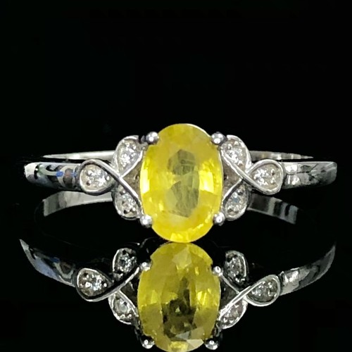 Bague ovale argent sterling - en,