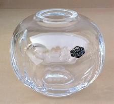 Vase boule St Louis cristal déco table salon crystal ball vase