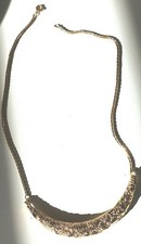 Collier ras cou plaqué or - cou,