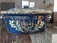 Terrine à Baeckeoffe bleue