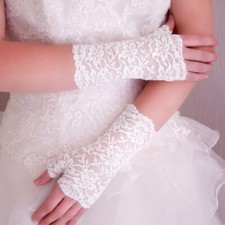 Gants Mitaines Courts Dentelle