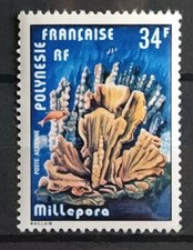 Timbre Coraux Polynésie Française Poste Aérienne 1978 N° 139 Neuf** / Stamps 