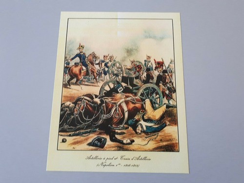 Affiche artillerie à pied - affiche,