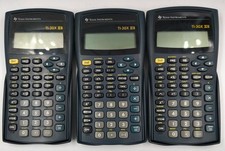 Lot De 3 Calculatrices Texas Instruments TI-30X IIB - Non Testées