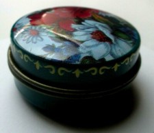 Antique Small Round Pill Box