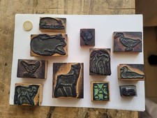 Lot 11 anciens tampons école