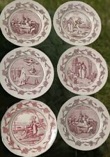 6 Assiettes Parlante Un