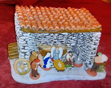 santons Creche le moulin a huile provence terre cuite superbe etat