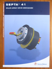 2001 DOCUMENT SNECMA MOTEUR SATELLITE SEPTA 41 SOLAR ARRAY DRIVE MECHANISM