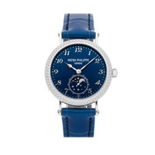 Patek Philippe Complications Lune Phases or Blanc Diamant Montre 7121/200G-001