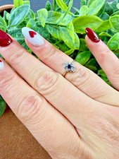 Bague marguerite or - bague, 18k