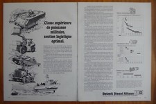 3/1982 PUB DETROIT DIESEL ALLISON TURBINE MOTEUR ABRAMS TRUCK HYDROFOIL AD