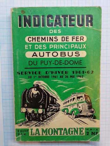 Indicateur horaires chemins - , de