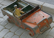 DINKY TOYS GB 340 341 Land Rover Pick up Pilote no Remorque 1954 loose car 4X4