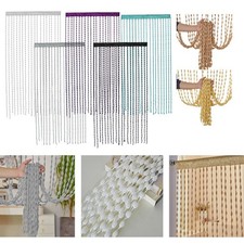 Rideaux ficelle perlés chic