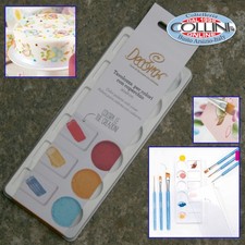 Decora - Palette de peinture pelles à tarte pour la couleur avec couvercle