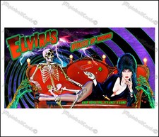 Stern Elvira House Of Horrors 2019 Carte insider Flipper Pinball Apron Card