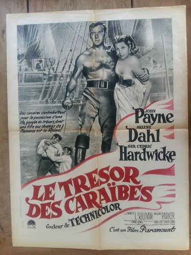 Affiche tresor des - affiche, caraibes
