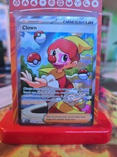 Carte Pokémon Clown Full Art 163/086 Flammes Blanches  10.5 