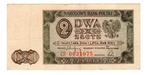 Pologne poland billet - pologne, 2