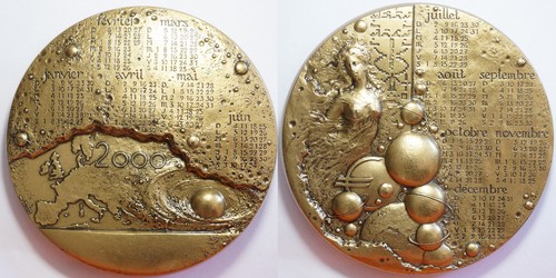 Medaille calendrier mdp - medaille,