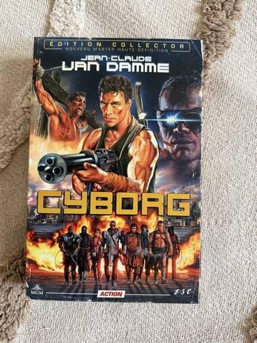 Cyborg blu ray - collector, vhs