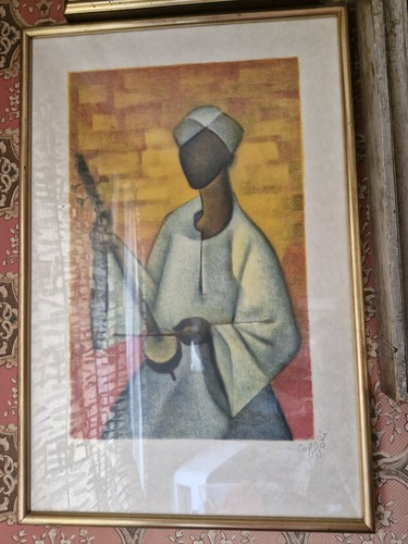 Lithographie signé toffoli - lithographie,