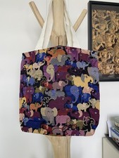 Sac Cabas Éléphants Colorés