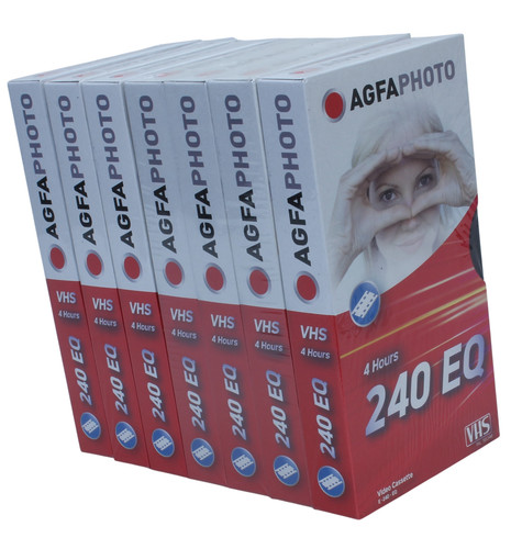 Agfa lot cassette vidéo vhs - lot,