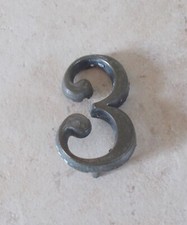 Ancien insigne emblème 3 Jaguar XJ12 mascotte plaque badge voiture auto UK