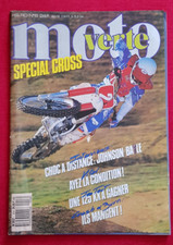 magazine MOTO VERTE hors service N°8  de 1988 Spécial CROSS