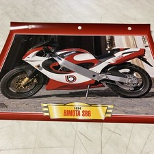 Bimota 1100 SB6 Suzuki 1994 fiche carte moto passion collection Atlas
