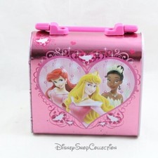Boite en métal Princesse DISNEY Valisette Ariel, Aurore, Tiana, Cendrillon (MO)