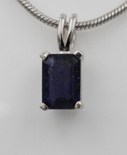 Pendentif Iolite 1,0 Carat En