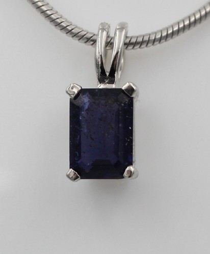 Pendentif iolite carat en - pendentif,