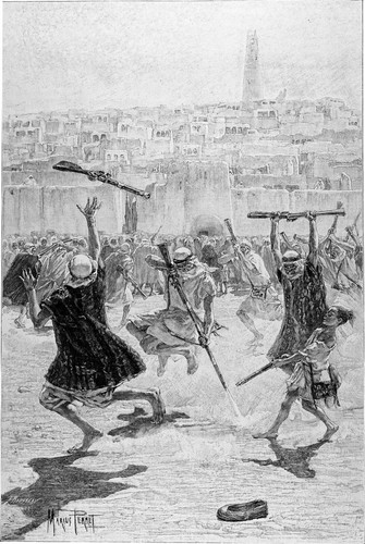 Algérie fantasia pied à - à,