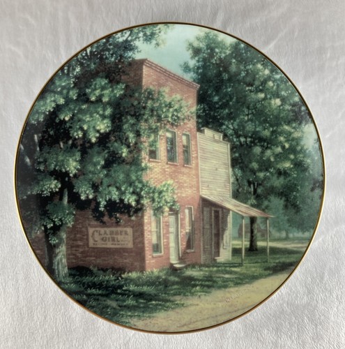 Country path plate - plate, vanishing