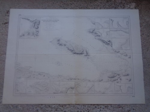 Carte marine shom golfe - carte,