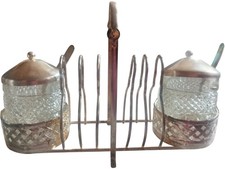 Porte Toasts Argenté