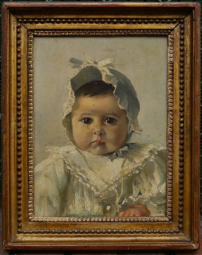 Portrait joli bébé - d'un,